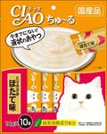 CIAO ちゅ～る 10本入り　とりささみ　ほたて味