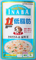 低脂肪 11歳からのとりささみ＆温野菜