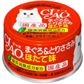 CIAO まぐろ＆とりささみ　ほたて味