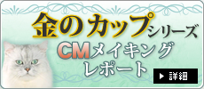金のカップシリーズ CMメイキングレポート