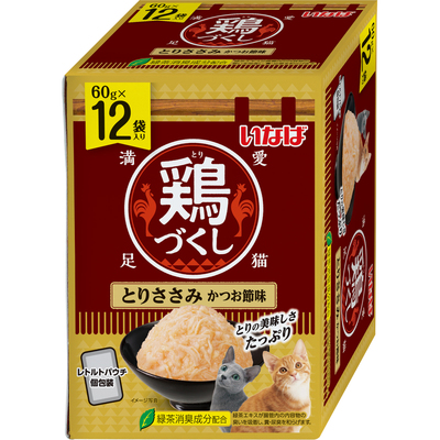 鶏づくし パウチ かつお節味 12袋入り | 商品情報