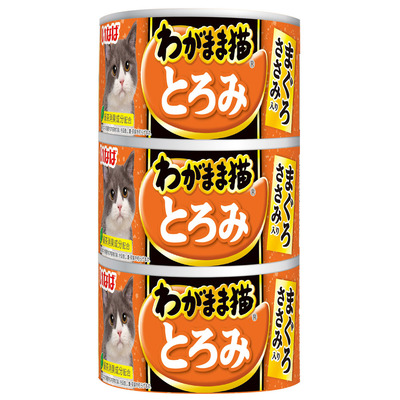 猫用　缶詰　わがまま猫　3缶パック☓18個