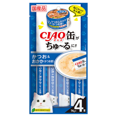 CIAO ちゅ～る CIAO缶ちゅ～る かつお＆おかかかつお節   商品情報