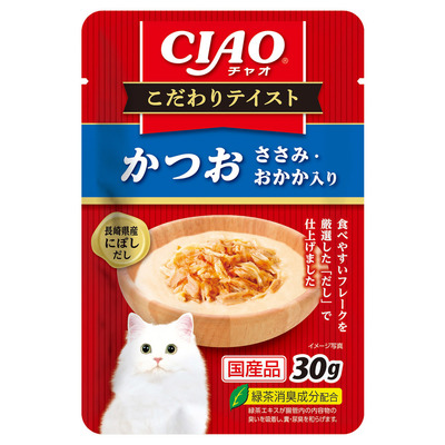 CIAO かつお ささみ・おかか入り40g×32個+モンプチ厳選かつお12個