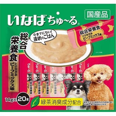 ちゅ～る 総合栄養食 とりささみ ビーフミックス味 ２０本入り | 商品