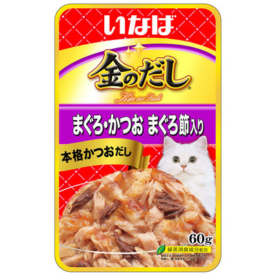 金のだし まぐろ かつお まぐろ節入り 商品情報 キャットフード いなばペットフード株式会社