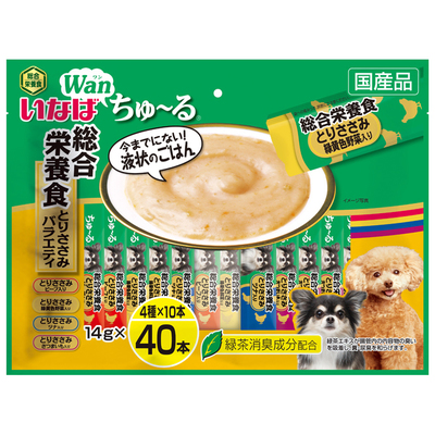 犬のおやつ　いなばちゅーる　総合栄養食　バラエティ　40本✕3＋34本　ご褒美