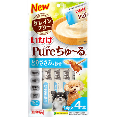 ちゅ る Pureちゅ る とりささみ 軟骨 商品情報 ドッグフード いなばペットフード株式会社