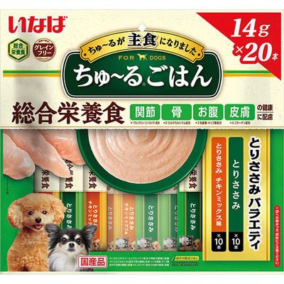 ちゅ～るごはん 20本入りとりささみバラエティ | 商品情報