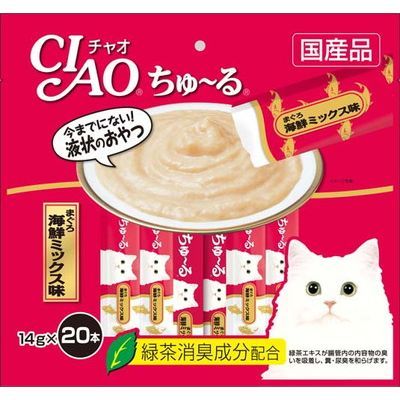 CIAO ちゅ～る 20本入り まぐろ 海鮮ミックス味 | 商品情報