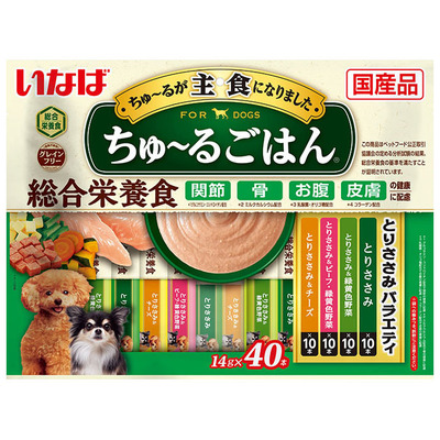 ちゅ～るごはん 40本入り とりささみバラエティ | 商品情報