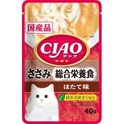CIAO パウチ 総合栄養食 ささみ ほたて味 | 商品情報 - キャットフード