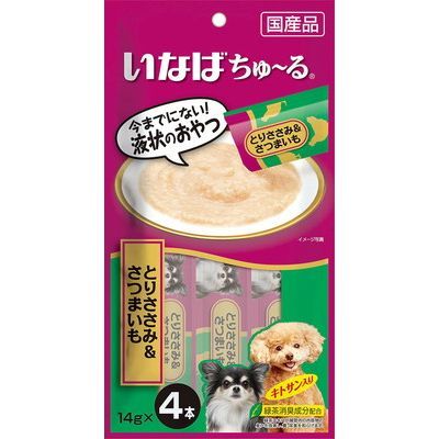 ちゅ る とりささみ さつまいも 商品情報 ドッグフード いなばペットフード株式会社 ちゅ る とりささみ さつまいも 商品情報 ドッグフード いなばペットフード株式会社