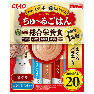 CIAO ちゅ～るごはん まぐろバラエティ | 商品情報 - キャットフード