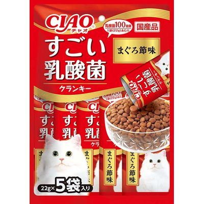 すごい乳酸菌 すごい乳酸菌クランキー まぐろ節味 商品情報 キャットフード いなばペットフード株式会社