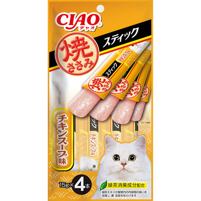 Ciao スティック 焼ささみスティック チキンスープ味 商品情報 キャットフード いなばペットフード株式会社
