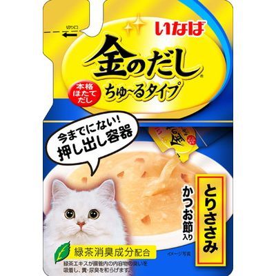 金のだし ちゅ～るタイプ とりささみ かつお節入り | 商品情報