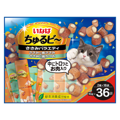 糖質フリーちゅ〜る 猫用 とりささみ 36本 (14g×4本)×9袋