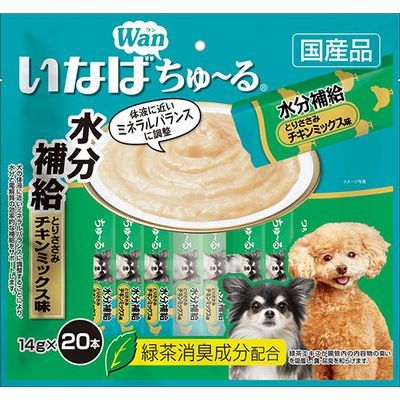 いなば わんちゅーる 水分補給 とりささみ チキンミックス味 14g×20本