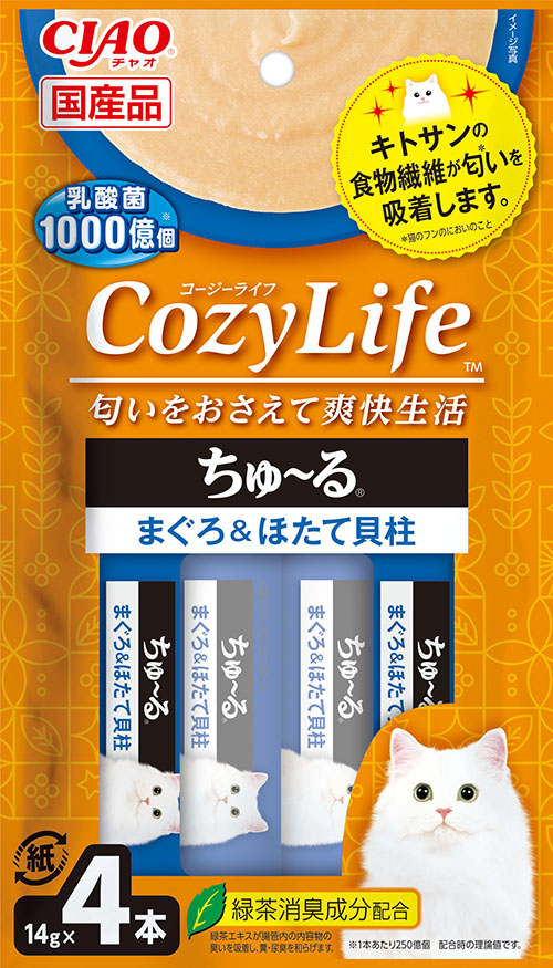 いなばペットフード ＣＩＡＯ Ｃｏｚｙ Ｌｉｆｅカップ ペット用品 猫用 キャットフード まぐろ かつお ☆正規品新品未使用品